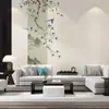 Nuevo Papel Tapiz Estilo Chino Papel Tapiz Mural para Pared de Fondo de TV Sala de Estar Sofá Tela de Pared de Video Tela de Pared de Dormitorio Moderno Simple