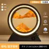 Adorno Creativo de Reloj de Arena con Pintura de Arena Movediza para Sala de Estar, Mueble de TV, Aparador de Vinos, Decoración del Hogar de Lujo Ligero, Regalo para Escritorio de Oficina