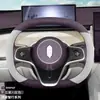 Capa de Volante Modelo 2026 Huawei Luxeed S7/R7 Capa de Guidão de Carro Ultra Fina de Camurça e Pelúcia Modelo 2025 AITO S9t/S9
