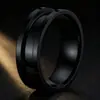 Anel de aço titânio masculino não desbota estilo ins não solta pigmento anel masculino moda marca joias de aço inoxidável atacado