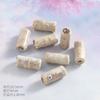 Acessórios para Joias DIY Contas Cerâmicas com Furo Reto Contas de Bambu Estilo Retrô Acessórios para Pulseira Colar Contas Artesanais Contas Soltas
