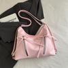 Mochila de Mujer 2025 Nueva Moda de Verano de Gran Capacidad Combinable Bolso Tote Decoración de Lazo Bolso de Hombro Bolso General