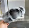 Pinza de Pelo de Felpa de Pelo de Conejo Rex Esponjoso para Otoño e Invierno para Mujeres 2025 Nueva Pinza de Pato Grande para la Parte Posterior de la Cabeza Elegante Pinza de Pelo