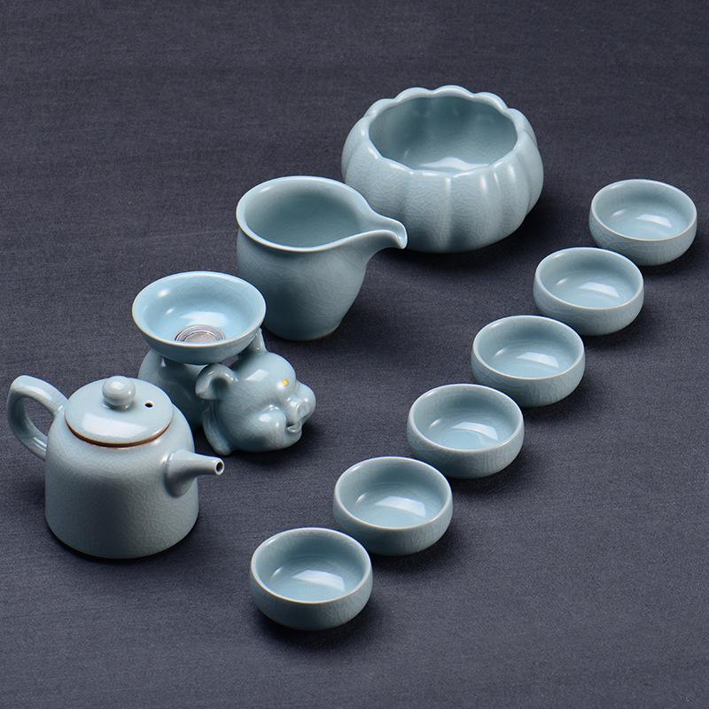 茶壶配罗汉杯
