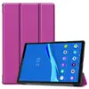 Funda de Cuero Plegable en Tres Secciones Custer Plana Protectora Adecuada para Lenovo M10 FHD Plus TB-X606F