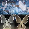 Novos Adereços de Casamento Enfeites de Borboleta Luminosos Decoração de Estrada, Palco, Arranjo de Casamento Pingente de Borboleta Arranjo de Boas-Vindas