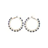 Nuevos aretes redondos de circonita súper brillantes con pasador de plata estilo coreano, diseño de nicho de lujo ligero, aretes de moda para el día a día para mujer