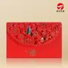Suministro directo de fábrica sobre rojo hueco con láser bolsa de Nochevieja venta al por mayor Festival de Primavera bolsa de sobre rojo con impresión grande