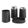 Juego de Tazas para Lavar Baño Cuatro Piezas Hotel Baño Taza para Cepillar Dientes Baño Taza para Enjuague Bucal Kit de Suministros Jabonera