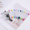 Colgante para Llavero de Cuentas DIY Creativo Nuevo Joyería de Cuentas Color Varilla Metálica Educativa con Cuentas en stock Mayoreo