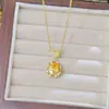 Pulsera Deslizante con Colgante Ovalado de Zircón Bañado en Oro Real de 18K Pulsera Estilo Palacio Retro Pulsera Estilo Ins para Mujeres