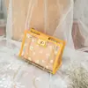 Otoño 2026 Nuevo Bolso Transparente de Gelatina con Cierre de Margarita para Madre e Hija Bolso de Hombro Cruzado Bolso de Almacenamiento Bolso de Maquillaje