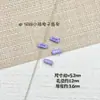 Aleación Gelatina Dos Tonos Corazón Cuentas Dulce Cuadrado Cuentas Sueltas Hecho a Mano DIY Cadena de Teléfono Móvil Material Accesorios Mayoreo