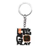 Llavero Colgante de Baloncesto de Dibujos Animados Llavero de Bola de Goma Suave de PVC Decoración DIY para Mochila Accesorios de Amazon Venta al por Mayor