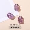 Jingdian Jewelry Coleção Ametista Natural Pixiu Acessórios Acessórios de Joalheria DIY Suporte Personalizado com Fotos e Amostras