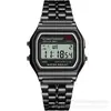 Reloj Digital LED Popular de Comercio Exterior WR F91W Correa de Acero A159 Reloj de Moda Estilo Harajuku Reloj Digital Multifunción