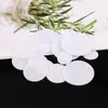 Almofadas redondas de feltro de 10-80mm em branco, preto e coloridas, peças de base em tecido não tecido, acessórios para headwear DIY