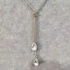 Cadena de suéter transfronteriza de Europa y Estados Unidos de alta gama para mujer, collar largo de moda de lujo ligero para otoño e invierno, decoraciones de nicho para combinar con todo