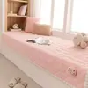 Engrossado para outono e inverno, novo estilo 2026 almofada para bay window, tapete para peitoril de janela, design de luxo leve e de alta qualidade, com bordas drapeadas, versátil e adequado para dormir