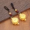 Llavero Colgante Zodiaco Cornucopia de la Suerte Giratorio Artesanía Colgante Decorativo Joyería de Puesto