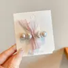 Doce, mas não muito doce! Exclusivo Presilha de Cabelo Laço de Pérola! Presilha Bico de Pato de Alto Padrão, Doce Presilha de Cabelo para Fios Soltos, Argola de Cabelo Lateral