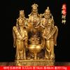 Estatua de Dios de Cobre de Cinco Vías Grande para Hogar, Oficina o Tienda, Usada para Adoración y Decoración