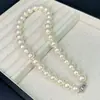 Colar de Pérolas Redondas Estilo Francês Vintage Baolu para Mulheres, Corrente de Clavícula de Luxo Leve Nicho com Fecho de Lingote, Joia Fashion