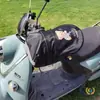 Guantes 3D con Protección Solar para Vehículos Eléctricos de Verano, Fundas para Manillar de Motocicleta Eléctrica, Parasol, Impermeables, Protectores de Manos con Protección UV