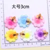 Resina Serie de Flores de Colores Colgante para Bolso DIY Pasador Llavero Funda para Teléfono Móvil Flor para Agujero de Zapato Accesorios de Decoración