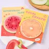 Notas Adhesivas de Frutas de Dibujos Animados Estilo Ins Etiquetas de Notas para Estudiantes Pegatinas Memo de Mensajes Marcador de Oficina Pegatinas Reutilizables