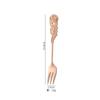 Garfo Colher de Aço Inoxidável 304 Garfo Rosa Colher para Mexer Café Colher de Sobremesa Garfo Colher de Frutas tamanho pequeno Colher de Sopa