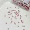 Acessório de strass para nail art em zircônia chanfrada 5A triangular, popular online, strass para unha mini de fundo chato 3mm com design de laço