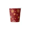Conjunto de Suprimentos para Festa de Natal Mais Vendido da Amazon: Conjunto de Louça Festiva, Toalha de Mesa, Pratos de Papel, Bandeirinhas, Decorações de Festa
