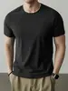 Hengyuanxiang Protección Solar 10A Antibacteriana Seda Helada Manga Corta Camiseta para Hombre 2026 Verano Nueva Cuello Redondo Anti-Arrugas Secado Rápido Camiseta para Hombre