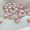 Ocho lados Rosa del Milenio Diamante Joyería para Uñas Arte de Uñas Destello Mil Sellos Diamante Octogonal Puntiagudo tamaño pequeño Pendientes Joyería Uñas Diamante Joyería