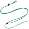 Cuerda Fina para Collar Colgante Cuerda de Colgante Multicolor Cuerda de Colgante Ajustable Hilo de Jade Cuentas de Jade y Oro Cuentas Rojas Cuenta Superior Joyería Cuerda para Colgar Diseño Simple
