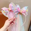 Accesorios para el Cabello de Hilo Esponjoso para Niños Diadema de Moño Pasador de Hilo Flotante para Niñas Diadema para Bebé Niña Femenina