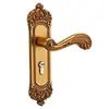 Cerradura de Puerta de Dormitorio Estilo Europeo Cerradura de Puerta Interior Sin Taladro Cerradura de Puerta Doméstica Puerta de Madera Manija de Puerta Universal Reemplazo de Cerradura de Puerta Vieja