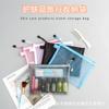 Dupla camada A4 File Bag Test Paper Handbag Nylon Mesh Pencil Bag Grávidas Mulheres Bolsa de Informação Crianças Toy Storage Bag