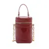 Bolsa de ombro tipo balde espelhado versão coreana 2026, bolsa balde redonda pequena espelhada da moda, bolsa de mão estilosa, bolsa de ombro e transversal