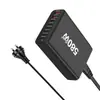 Nuevo Cargador de Escritorio de 580W 580W Nitruro de Galio Cabezal de Carga Multifunción Pd3.1 Adaptador de 8 Puertos de Nitruro de Galio