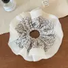 Super grande e alto valor de cor malha floral intestino grosso senso de alta qualidade rede para cabeça de cavalinha popular blogueira corda de cabelo senso de alta qualidade acessórios de cabelo