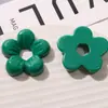 Parches de Flor de Resina de Color Degradado para Pinzas de Pelo DIY, Accesorios para el Cabello, Pendientes, Decoraciones para Zapatos, Parches para Fundas de Teléfono, Accesorios al por Mayor