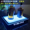 Soporte Creativo Luminoso para Vino Bar LED Estante de Exhibición Colorido Base Portabotellas KTV Vino Tinto Champagne Rey Vino Extranjero