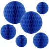 Bolas de Favo de Mel Sala de Casamento Celebração de Casamento Coluna Decorações de Fundo Decoração de Casa Nova Parede de Fundo com Bolas de Favo de Mel Decoração de Inauguração Lanternas