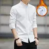 Camisas de Manga Larga Nuevas para Hombre al por Mayor, Camisas Casuales Nuevas Versátiles para Hombre, Camisas Estilo Coreano Ajustadas para Hombre