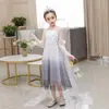 Comércio Exterior Meninas Gelo e Neve 2 Vestido de Princesa Verão Meninas Crianças Vestido Aisha Vestido Meninas Halloween Bebê
