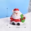 Novo Papai Noel boneco de neve fofo paisagem em miniatura decoração diy bonsai decoração de neve leão-marinho decoração de Natal