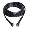 Manguera de goma negra trenzada de alta presión con doble conector M22 Manguera para lavadora de autos Yili Lava con doble accesorio de cabeza grande a prueba de explosiones