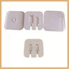 Cable USB Cuadrado Cable Apple Cable de Datos Caja de Cristal Transparente Caja de Embalaje de Cable de Carga Caja de Almacenamiento Pequeña de Cuatro Compartimentos